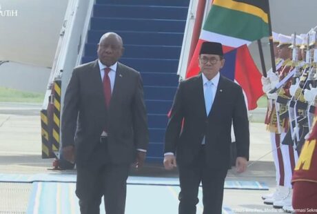 Penguatan Kemitraan Strategis, Presiden Afrika Selatan Cyril Ramaphosa Tiba di Jakarta untuk Bertemu Prabowo